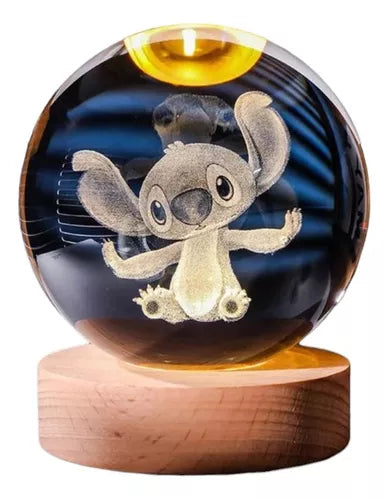 Stitch glowing up crystal ball