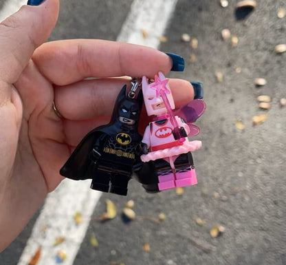 Matching batman keychains